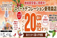 今週のチラシをＷＥＢに掲載しました。(新青森店「ポイント最大２０倍まつり～あたたかく暮らす特集～」)