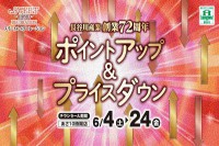 今週のチラシをＷＥＢに掲載しました（スイートホームデコレーション「長谷川産業創業７２周年　ポイントアップ＆プライスダウン」）