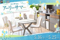 今週のチラシをＷＥＢに掲載しました（スイデコ・メガアウトレット「アーリーサマー」）